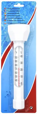 Immagine prodotto di Termometro galleggiante per piscina da 22,5 cm, misuratore della temperatura dell'acqua per piscina, idromassaggio e spa, °C/°F