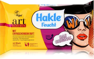 Immagine prodotto di Hakle Feucht art Edition 42 fogli con motivi diversi salviette umidificate (1 confezione)