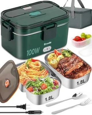 Zdjęcie produktu dla Pojemnik lunch box elektryczny podgrzewacz do potraw 1 8 l na pracę