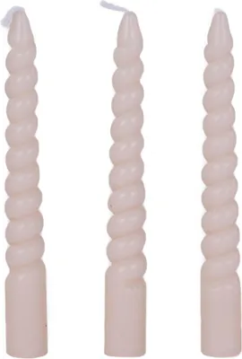 Zdjęcie produktu dla Spiralne świece stołowe z parafiny, 10 cm