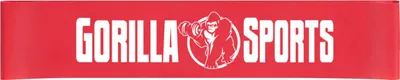 Produktbild von GORILLA SPORTS® Widerstandsbänder - 1,0mm , Rutschfest, aus Latex, Rot - Resistance bands, Fitnessbänder, Gymnastikband, Krafttraining, Trainingsband