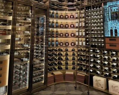 Produktbild von Weinschrank Weinregal Flaschenregal Weinmöbel Weinarchiv Weinkühlschrank