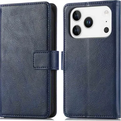Image de imoshion Luxe Bookcase pour l'Apple iPhone 17 Pro Max - Bleu foncé