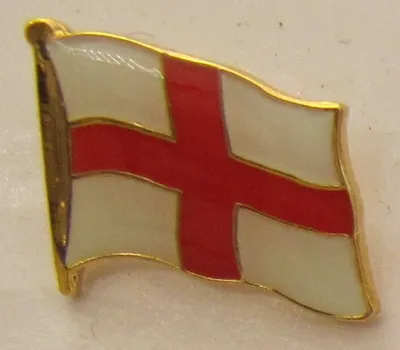 Produktbild von Pin Anstecker Flagge Fahne England rotes Kreuz Flaggenpin Button Badge Flaggen Clip Anstecknadel