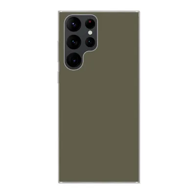 Produktbild von MuchoWow® Handyhülle Schutzhülle Hülle für Samsung Galaxy S22 Ultra Grau - Warm - Herbst Silikon Softcase Handy Hülle - Abbildung