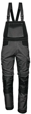 Immagine prodotto di Salopette da lavoro da uomo Sir Safety, idrorepellente con tasche sulle ginocchia in Cordura, taglia 58, grigio