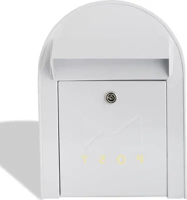 Image de Boîte aux lettres murale sécurisée pour l'extérieur, grise