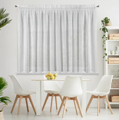 Produktbild von Gardine CARLA weiß 300x145 Kräuselband