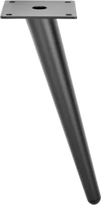 Produktbild von Famanu Möbelbeine Set 4 Stück - Schräg, Schwarz, Metall