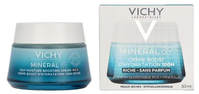 Image de Vichy Mineral 89 100H Crème hydratante - Riche