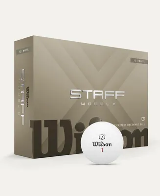 Produktbild von Wilson Staff Model X 2026 Weiße Golfbälle