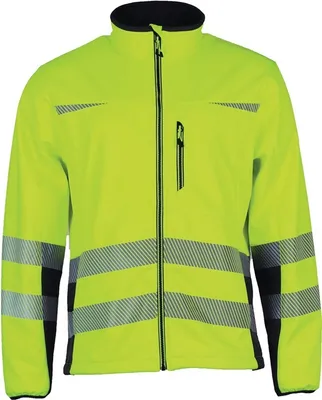 Zdjęcie produktu dla Kurtka softshell Prevent® Trendline o wysokiej widoczności rozmiar XL żółty/czarny