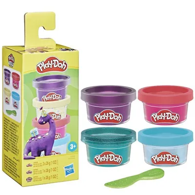 Produktbild von Play-Doh F7172, Knetmasse, Gemischte Farben, Kind, 5 Stück(e), Kunststoff-Topf, Junge/Mädchen