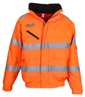 Produktbild von Warnjacke Fontaine Ripstop wasserbeständig atmungsaktiv reflektierend mit abnehmbarem Futter