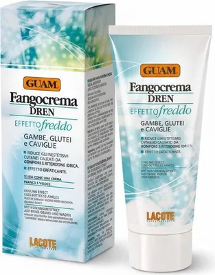 Immagine prodotto di GUAM Fangocrema DREN Crema corpo drenante e rinfrescante 200 ml
