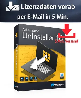 Produktbild von Ashampoo UnInstaller 16 (1 PC - perpetual) ESD Hilfsprogramme Tools Treiber 5 Min. Versand als Download per Mail