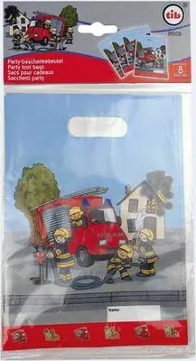 Produktbild von 8 Geschenkbeutel Feuerwehr 2-seitig bedruckt