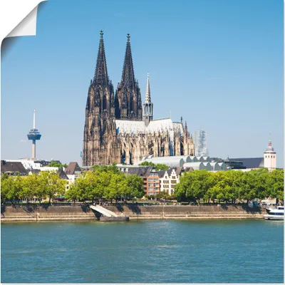 Produktbild von ARTland Poster Kölner Dom Größe: 50x50 cm