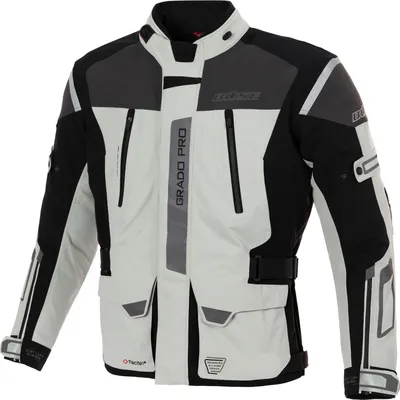 Produktbild von Büse Grado Pro wasserdichte Damen Motorrad Textiljacke, hellgrau/schwarz, 40