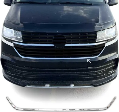 Zdjęcie produktu dla Listwy grilla chłodnicy do VW T6.1 Transporter 2019-2024 chrom srebrny