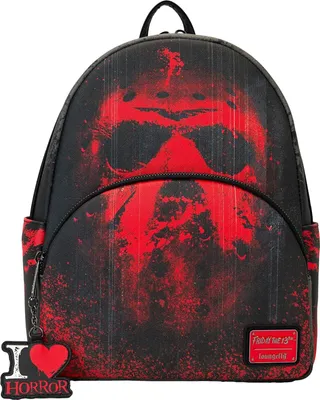 Produktbild von Loungefly Horror Heart Rucksack Schwarz  Schwarz One Size