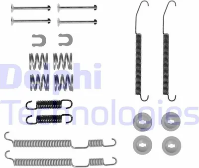 Produktbild von DELPHI Zubehörsatz Bremsbacken LY1440 Hinten für SUBARU FORESTER (SG)