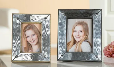 Produktbild von Gilde Alu Leben auf Holzbase VE 2 (B x H x L) 5 x 25 x 0 cm silber, Mangoholz 2 Stück einer Größe