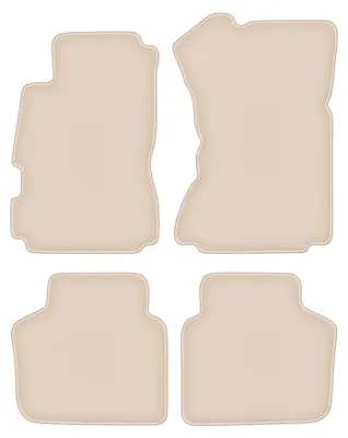 Produktbild von DURBAN Beige Velours-Fußmatten-Set für Daewoo Arcadia Limousine (1991-1996)