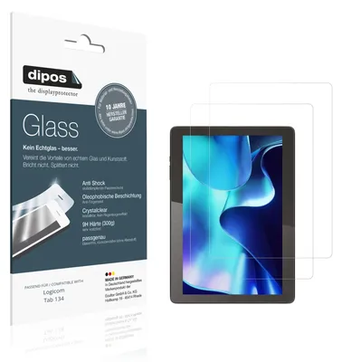 Image de 2x Protection ecrán pour Logicom Tab 134 Verre souple Film Protecteur 9H dipos