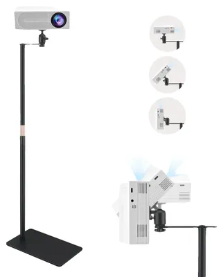 Obrázok produktu pre Stojan na projektor, výškovo nastaviteľný (30-130 cm), otočný o 360°, určený len na státie