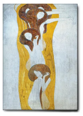 Image de Giallobus - Les arts - Gustav Klimt - 70L x 100l cm - Tableau - Toile à cadre standard