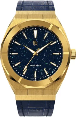 Obrázok produktu pre Pánske hodinky Paul Rich Star Dust Gold Leather 42