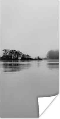 Obrázok produktu pre MuchoWow® Plagát - Viac čiernobiela fotografia - 60x120