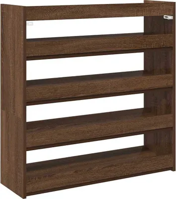Obrázek produktu pro vidaXL Stojan na boty hnědý dubový vzhled 80x25x81 cm materiál na bázi dřeva