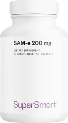 Image de SuperSmart SAM-e 200 mg Dietary Supplement - 60 Gél. Gastro-Rés.