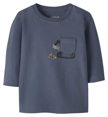 Produktbild von NAME IT Nbmkruse Ls Top Box Baby Langarm-T-Shirt, Rundhals, Normal geschnitten