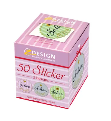 Produktbild von AVERY Zweckform ZDesign Sticker Sc hön, dass du da bist! (72056855)