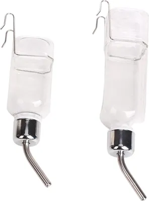 Produktbild von Stück Kaninchen-Futterflasche, hängender Kaninchen-Wasserspender, 350 ml Meerschweinchen-Futterflasche mit Halter, hängende Wasserflasche