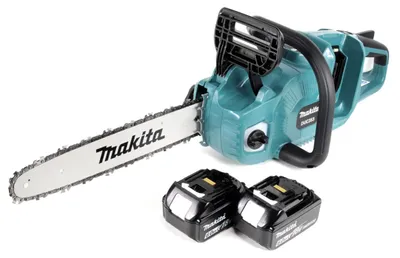 Obrázek produktu pro Makita DUC 353 G2 Akumulátorová řetězová pila 36V ( 2x18V ) Bezkartáčová 35 cm + 2x 6,0 Ah baterie - bez nabíječky