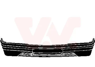 Produktbild von VAN WEZEL Stoßstange Stoßfänger passend für MERCEDES-BENZ 190 (W201) 3020576