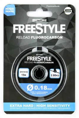 Produktbild von Spro Freestyle Fluorocarbon 15m - Vorfachschnur, Durchmesser/Tragkraft:0.18mm / 2.57kg Tragkraft