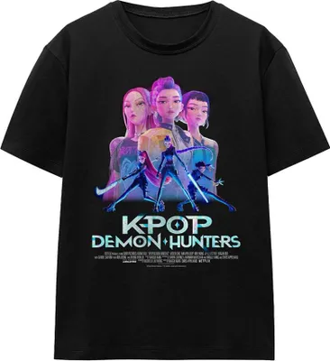 Immagine prodotto di K-Pop Demon Hunters - Maglietta da donna TV20384 (XL) (Nero)
