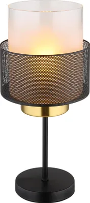 Produktbild von Globo Lighting Tischleuchte Metall schwarz matt, 1x E27