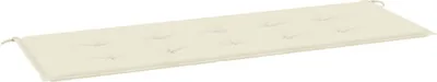 Produktbild von Gartenbank-Auflage Creme 150x50x4 cm Oxford-Gewebe