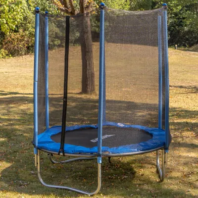 Immagine prodotto di Trampolino da esterno "Jump" MW-266 | MUWO, con rete di sicurezza, diametro 182 cm. (Misura unica)