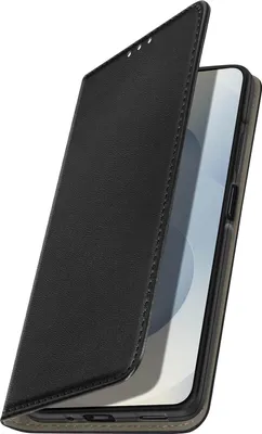 Image de Avizar, Étui Folio Galaxy S25 FE Porte-cartes & support, Noir