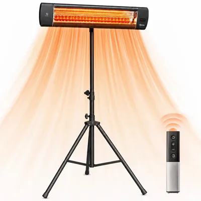 Produktbild von Outsunny Infrarot Heizstrahler 2500W Terrassenstrahler mit Touch & Fernbedienung