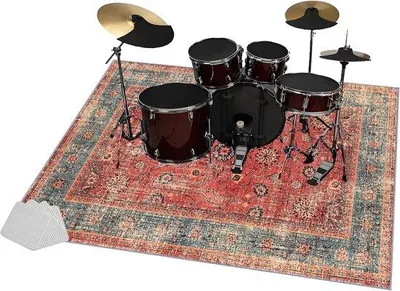 Produktbild von Percussie-Mat Geluidsisolatie - Drielaags - Stabiliteit - 120 x 100 cm - Schwarz