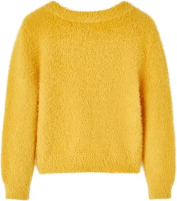 Productafbeelding van vidaXL Kinderpullover, gebreid, okerkleurig, maat 104