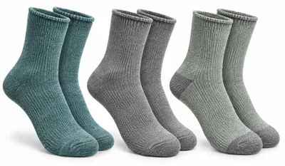 Produktbild von 3 Paar Damen Kuschelsocken warm flauschig Wintersocken,  Mix 2-39-42